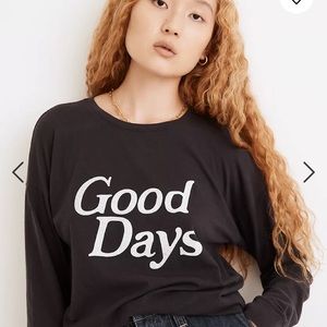 Madewell Good Days Graphic Softfade Long Sleeve